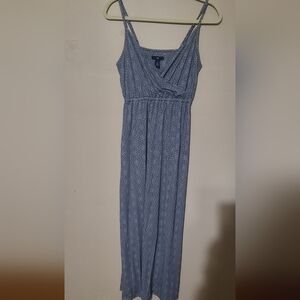 GAP Geometric Black and Green Dress